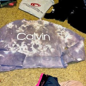 Calvin crop top sweatshirt size m
